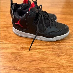 Nike Jordan Kids Black and Red Sneakers. Worn 1-2 times.